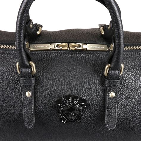 versace black bag sale|Versace purses black bronze.